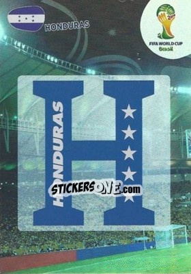 Sticker Honduras - FIFA World Cup Brazil 2014. Adrenalyn XL - Panini