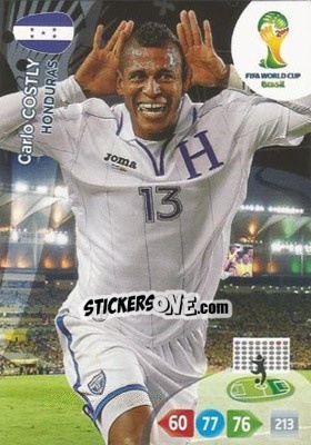 Sticker Carlo Costly - FIFA World Cup Brazil 2014. Adrenalyn XL - Panini