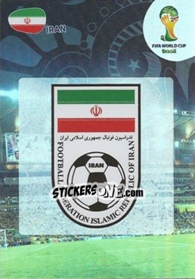 Sticker Iran - FIFA World Cup Brazil 2014. Adrenalyn XL n. 202 - Panini