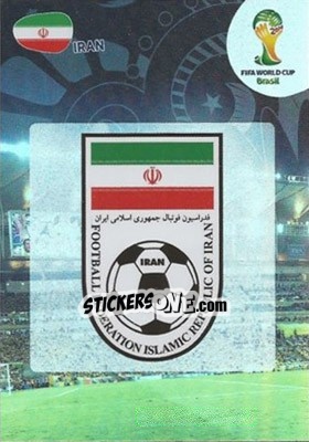 Figurina Iran - FIFA World Cup Brazil 2014. Adrenalyn XL - Panini