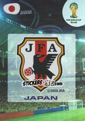 Sticker Japan - FIFA World Cup Brazil 2014. Adrenalyn XL - Panini