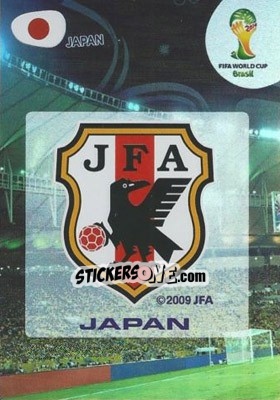 Sticker Japan - FIFA World Cup Brazil 2014. Adrenalyn XL n. 223 - Panini
