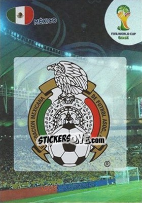 Sticker México - FIFA World Cup Brazil 2014. Adrenalyn XL n. 241 - Panini