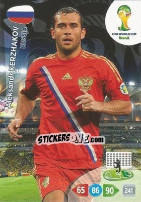 Cromo Aleksandr Kerzhakov - FIFA World Cup Brazil 2014. Adrenalyn XL - Panini