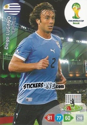 Sticker Diego Lugano - FIFA World Cup Brazil 2014. Adrenalyn XL - Panini