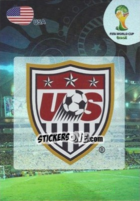 Sticker USA - FIFA World Cup Brazil 2014. Adrenalyn XL - Panini
