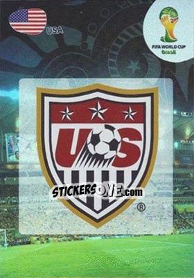Sticker USA - FIFA World Cup Brazil 2014. Adrenalyn XL n. 316 - Panini