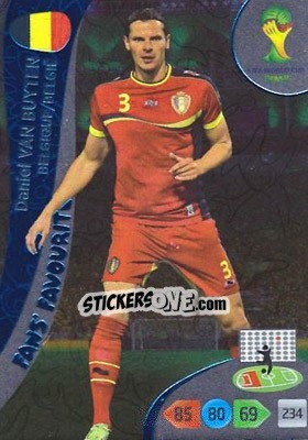 Sticker Daniel Van Buyten - FIFA World Cup Brazil 2014. Adrenalyn XL - Panini