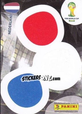 Sticker Fan supporter card - FIFA World Cup Brazil 2014. Adrenalyn XL n. LE-FSC3 - Panini