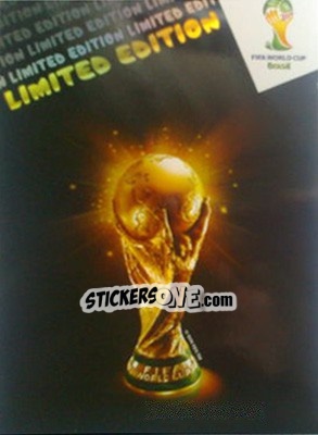 Sticker World Cup Trophy - FIFA World Cup Brazil 2014. Adrenalyn XL - Panini