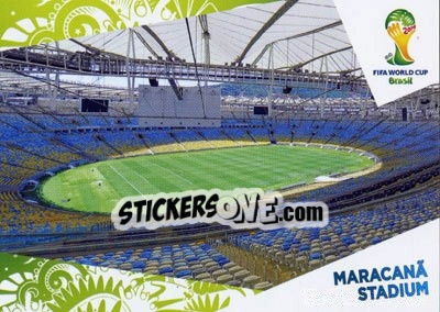 Sticker Maracanã Stadium - FIFA World Cup Brazil 2014. Adrenalyn XL n. u3 - Panini