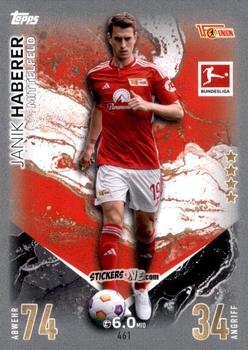Cromo Janik Haberer - German Fussball Bundesliga 2023-2024. Match Attax Extra
 n. 461 - Topps