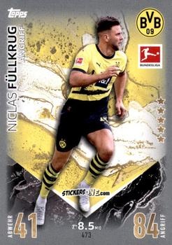 Cromo Niclas Füllkrug - German Fussball Bundesliga 2023-2024. Match Attax Extra
 n. 473 - Topps