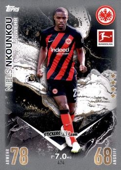 Cromo Niels Nkounkou - German Fussball Bundesliga 2023-2024. Match Attax Extra
 n. 474 - Topps