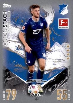 Cromo Anton Stach - German Fussball Bundesliga 2023-2024. Match Attax Extra
 n. 483 - Topps