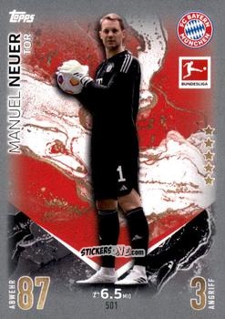 Figurina Manuel Neuer - German Fussball Bundesliga 2023-2024. Match Attax Extra
 n. 501 - Topps