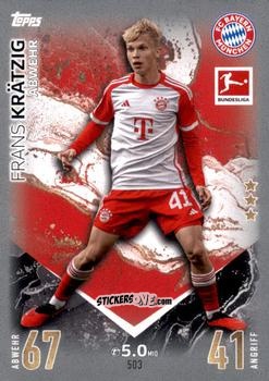 Figurina Frans Krätzig - German Fussball Bundesliga 2023-2024. Match Attax Extra
 n. 503 - Topps