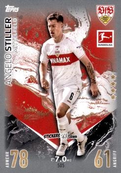 Figurina Angelo Stiller - German Fussball Bundesliga 2023-2024. Match Attax Extra
 n. 505 - Topps