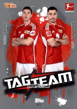 Figurina Robin Gosens / Josip Juranovic - German Fussball Bundesliga 2023-2024. Match Attax Extra
 n. 511 - Topps