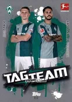 Sticker Jens Stage / Leonardo Bittencour - German Fussball Bundesliga 2023-2024. Match Attax Extra
 n. 513 - Topps