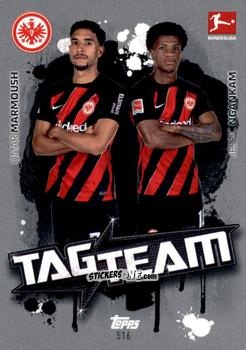 Cromo Omar Marmoush / Jessic Ngankam - German Fussball Bundesliga 2023-2024. Match Attax Extra
 n. 516 - Topps