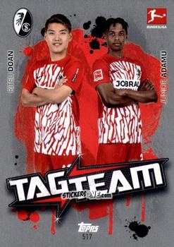 Cromo Ritsu Doan / Junior Adamu - German Fussball Bundesliga 2023-2024. Match Attax Extra
 n. 517 - Topps