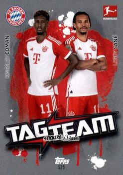 Figurina Kingsley Coman / Leroy Sané - German Fussball Bundesliga 2023-2024. Match Attax Extra
 n. 525 - Topps