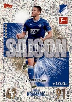 Cromo Andrej Kramarić - German Fussball Bundesliga 2023-2024. Match Attax Extra
 n. 537 - Topps