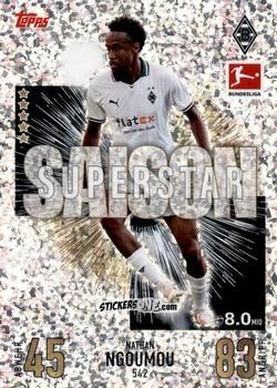 Cromo Nathan Ngoumou - German Fussball Bundesliga 2023-2024. Match Attax Extra
 n. 542 - Topps