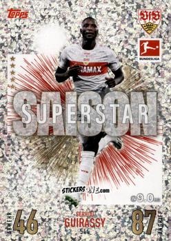 Sticker Serhou Guirassy - German Fussball Bundesliga 2023-2024. Match Attax Extra
 n. 544 - Topps