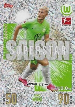 Figurina Jonas Wind - German Fussball Bundesliga 2023-2024. Match Attax Extra
 n. 545 - Topps