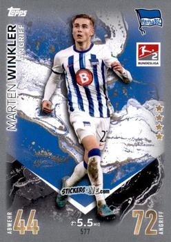 Sticker Marten Winkler - German Fussball Bundesliga 2023-2024. Match Attax Extra
 n. 577 - Topps