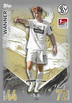 Cromo Paul Wanner - German Fussball Bundesliga 2023-2024. Match Attax Extra
 n. 586 - Topps