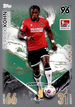 Sticker Derrick Köhn - German Fussball Bundesliga 2023-2024. Match Attax Extra
 n. 594 - Topps