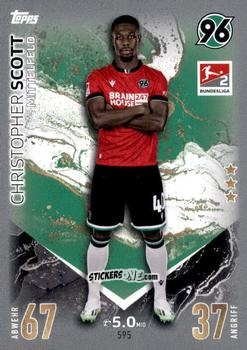 Cromo Christopher Scott - German Fussball Bundesliga 2023-2024. Match Attax Extra
 n. 595 - Topps