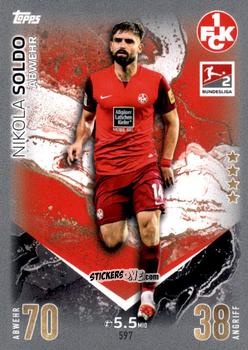 Cromo Nikola Soldo - German Fussball Bundesliga 2023-2024. Match Attax Extra
 n. 597 - Topps