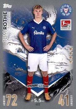 Figurina Tom Rothe - German Fussball Bundesliga 2023-2024. Match Attax Extra
 n. 603 - Topps