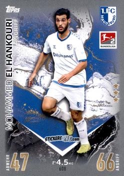 Sticker Mohammed El Hankouri - German Fussball Bundesliga 2023-2024. Match Attax Extra
 n. 608 - Topps