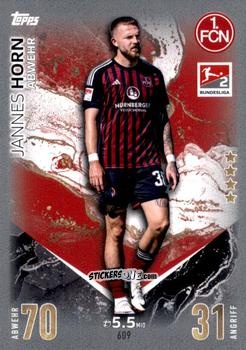 Cromo Jannes Horn - German Fussball Bundesliga 2023-2024. Match Attax Extra
 n. 609 - Topps