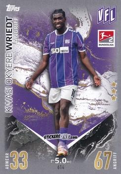 Figurina Kwasi Okyere Wriedt - German Fussball Bundesliga 2023-2024. Match Attax Extra
 n. 614 - Topps