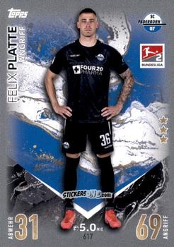 Cromo Felix Platte - German Fussball Bundesliga 2023-2024. Match Attax Extra
 n. 617 - Topps
