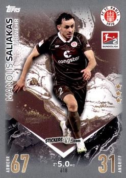 Cromo Manolis Saliakas - German Fussball Bundesliga 2023-2024. Match Attax Extra
 n. 618 - Topps
