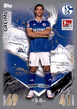 Figurina Leon Greiml - German Fussball Bundesliga 2023-2024. Match Attax Extra
 n. 624 - Topps