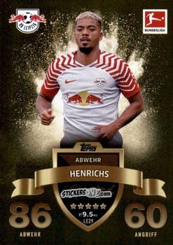 Figurina Benjamin Henrichs - German Fussball Bundesliga 2023-2024. Match Attax Extra
 n. LE29 - Topps