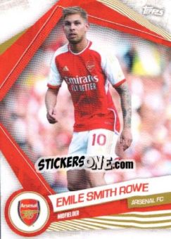 Sticker EMILE SMITH ROWE - Arsenal Team Set 2023-2024 - Topps