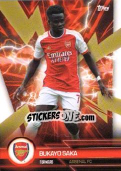 Sticker BUKAYO SAKA - Arsenal Team Set 2023-2024 - Topps