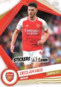 Figurina DECLAN RICE - Arsenal Team Set 2023-2024 - Topps