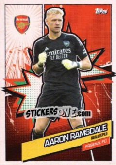 Sticker AARON RAMSDALE - Arsenal Team Set 2023-2024 - Topps