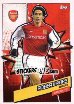 Sticker ROBERT PIRES - Arsenal Team Set 2023-2024 - Topps
