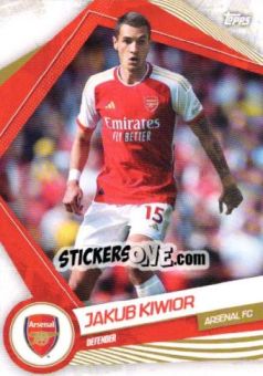 Figurina JAKUB KlWIOR - Arsenal Team Set 2023-2024 - Topps